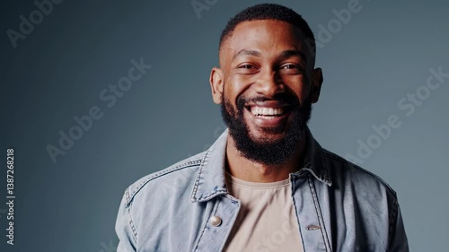 The Man with Joyful Smile