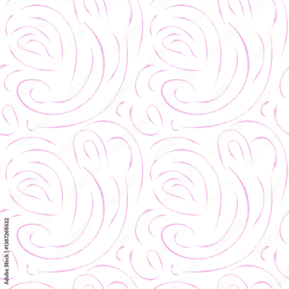 Seamless vector pattern with lines and swirls, elegant and minimalistic design. Seamless vector pattern with lines and swirls, elegant and minimalistic design.