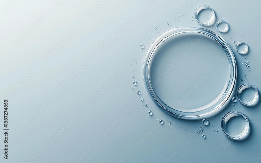 Fresh water drop theme business background Fresh water drop theme business background