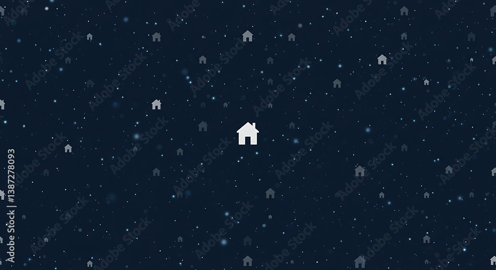 Fototapeta premium Celestial Homes AI Generated