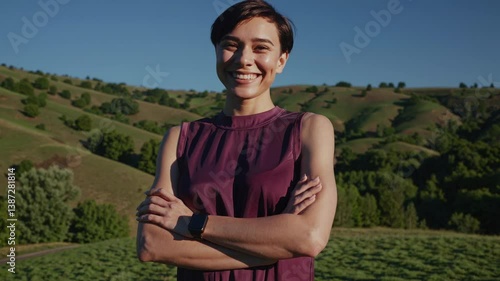 The Confident Smiling Woman