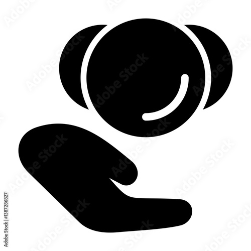 Fundraiser Solid Icon