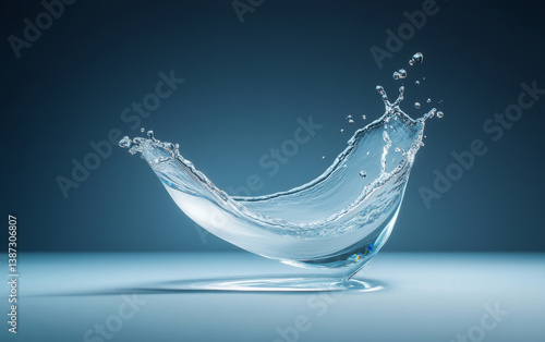 Splash of colored paint on commercial background
 photo