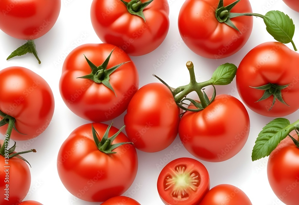 tomato cherry isolated on white background tomato cherry isolated on white background