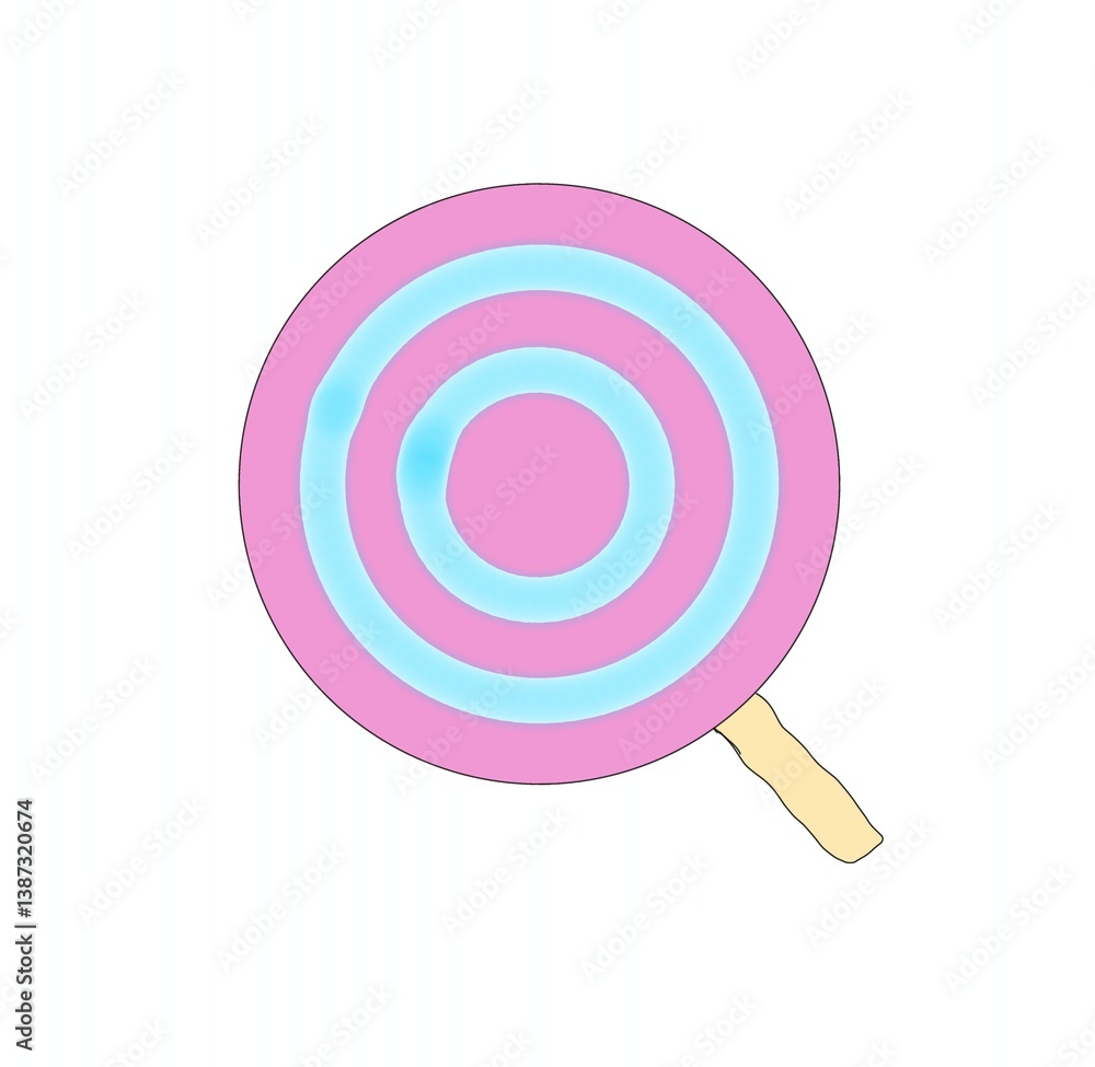 colorful lollipop on white background colorful lollipop on white background