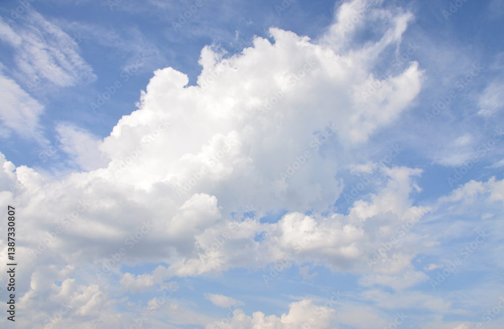 Clouds in a bright blue sky backgrounds Clouds in a bright blue sky backgrounds