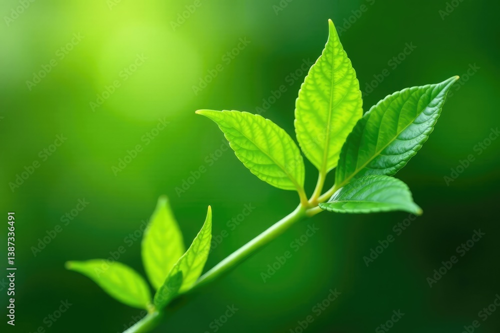 Freshly harvested daun sereh leaves on a green stem, greenery, freshly harvested Freshly harvested daun sereh leaves on a green stem, greenery, freshly harvested