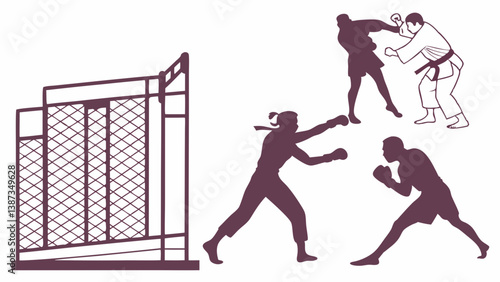 physical activity and sports vector