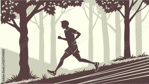 physical activity and sports vector