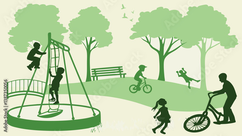physical activity and sports vector