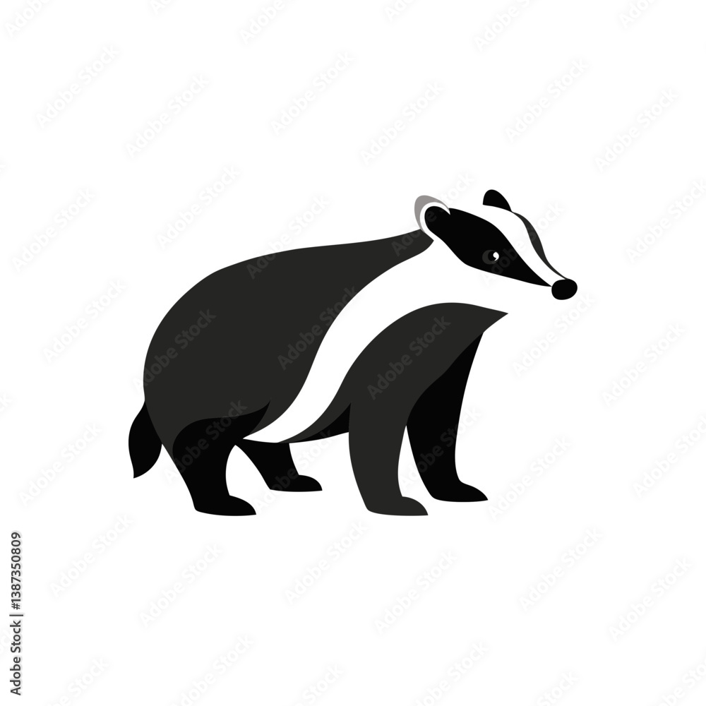 Obraz premium vector illustration of a bear