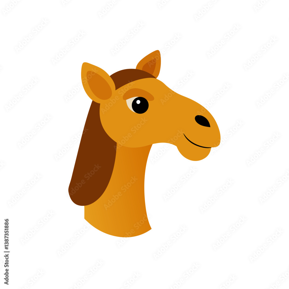 Obraz premium funny cartoon giraffe