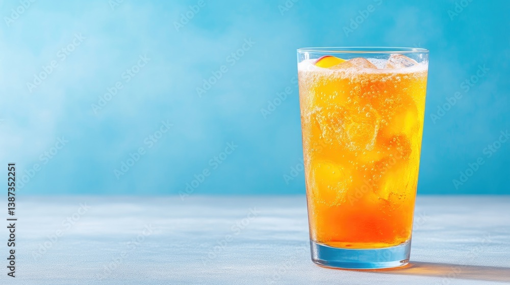 Refreshing Peach Iced Drink Refreshing Peach Iced Drink
