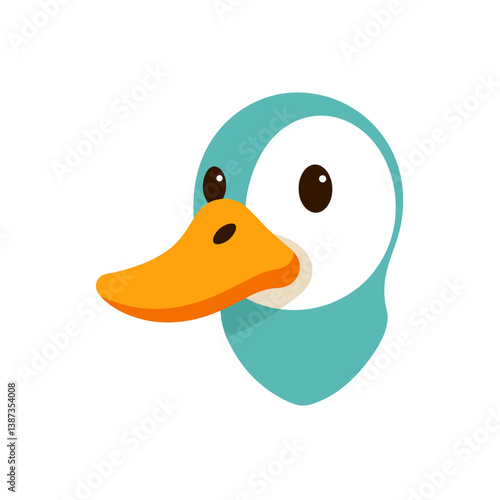 yellow duck isolated on white