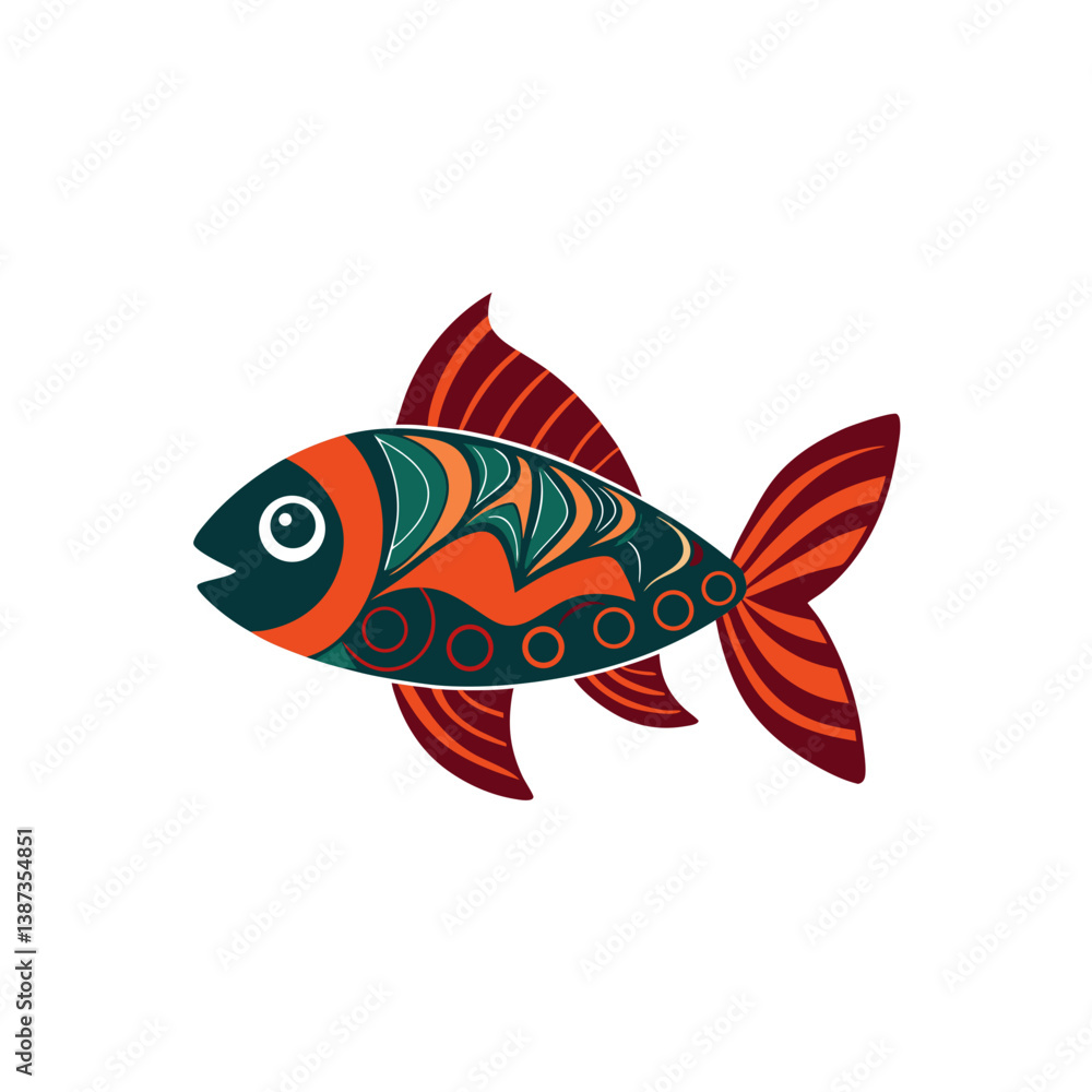fish on a white background fish on a white background