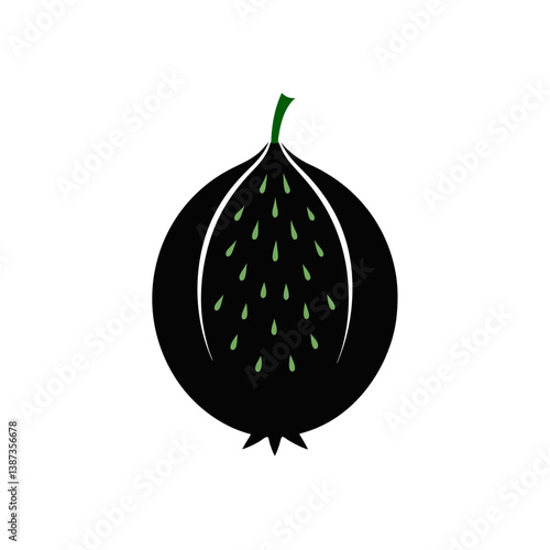 vector illustration of a pear