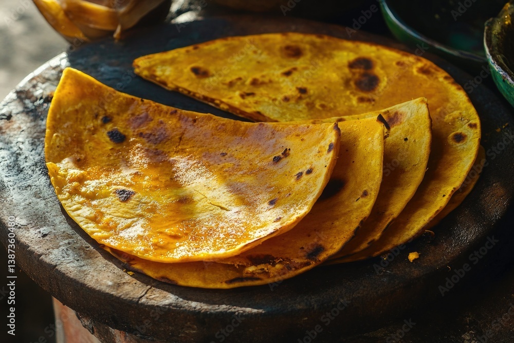 These are traditional Indian pancakes, also known as dosa or roti. They are prepared with semolina and cooked on a flat griddle.