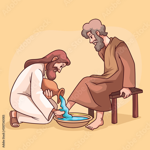 Prodigal son hand drawn last supper art