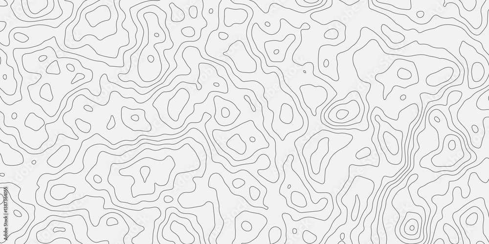 Abstract modern difficult soft black and white topographic wavy stylized map doted line contour topography terrain path concept stroke vector illustration topo background. Abstract modern difficult soft black and white topographic wavy stylized map doted line contour topography terrain path concept stroke vector illustration topo background.