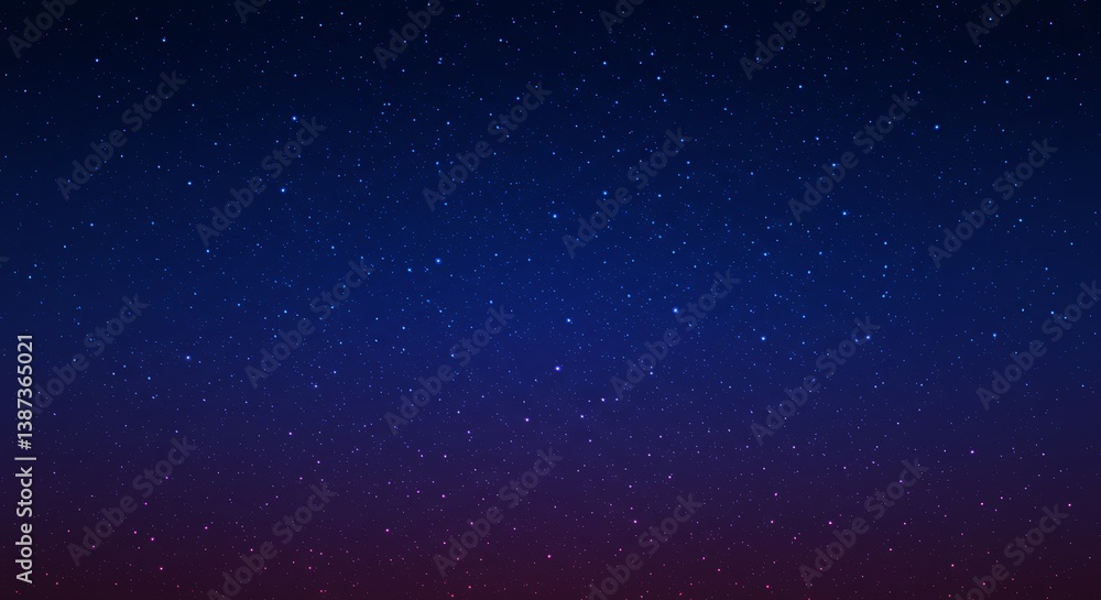 Fototapeta premium Cosmic Dust and Twilight Hues AI Generated