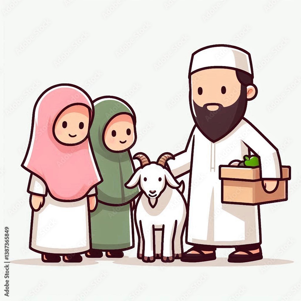 eid al adha sacrifice poster greeting card template element cartoon graphic eid al adha sacrifice poster greeting card template element cartoon graphic