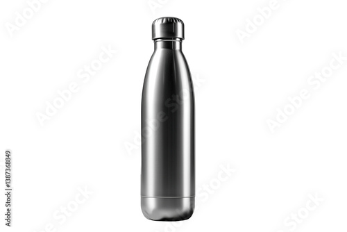 Isolierflasche aus Metall für Getränke PNG mit transparentem Hintergrund

