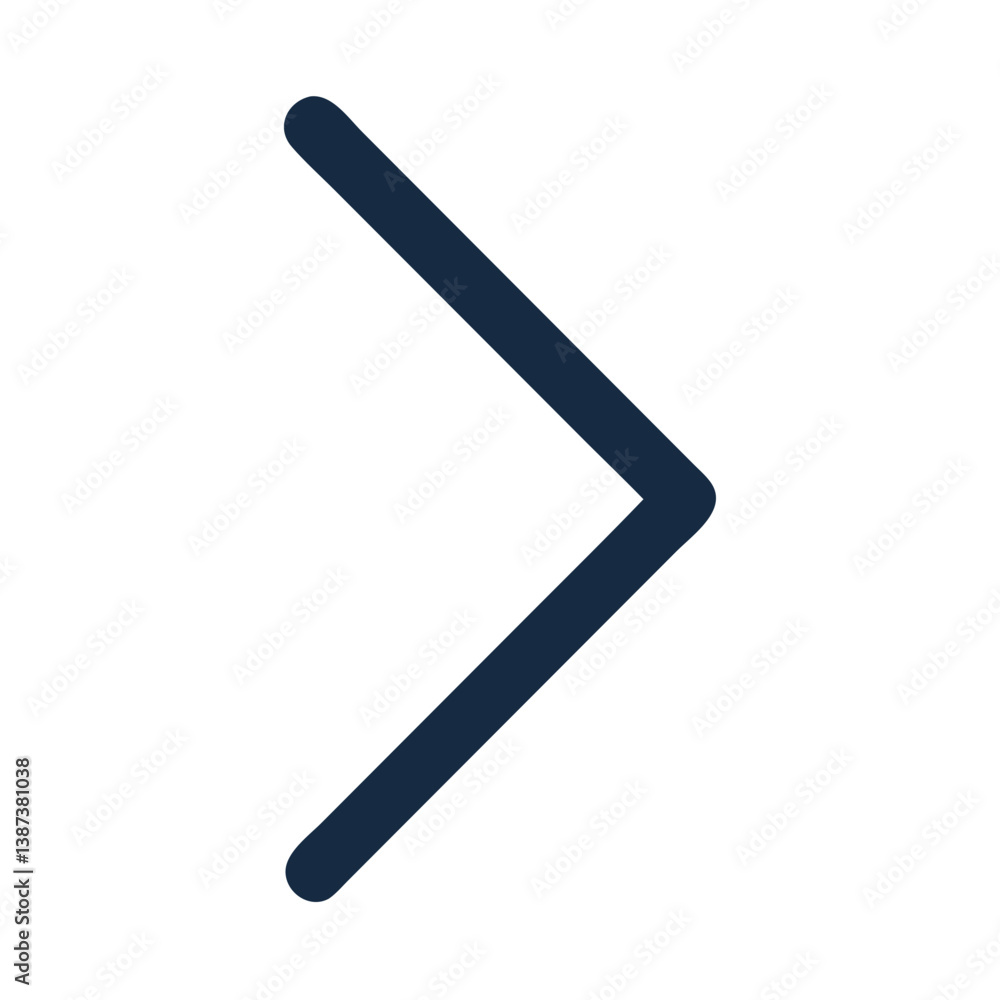 Right Angle Arrow Representing Next or Forward Navigation Icon Design Right Angle Arrow Representing Next or Forward Navigation Icon Design