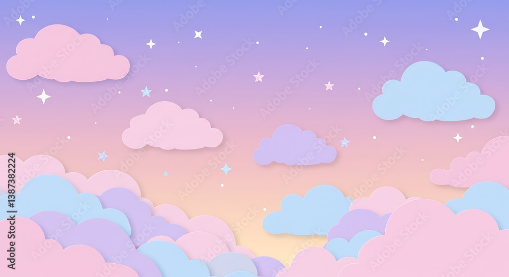 Pastel Dreamscape AI Generated Pastel Dreamscape AI Generated
