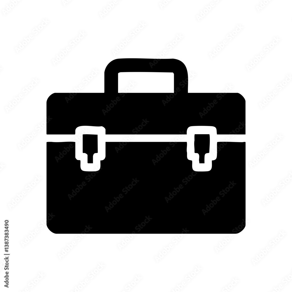 Toolbox Icon for Construction and Repair Jobs Toolbox Icon for Construction and Repair Jobs