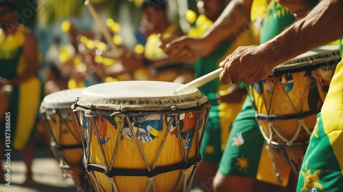 Brazilian Independence Day Celebration: A Vibrant Drum Circle Performance