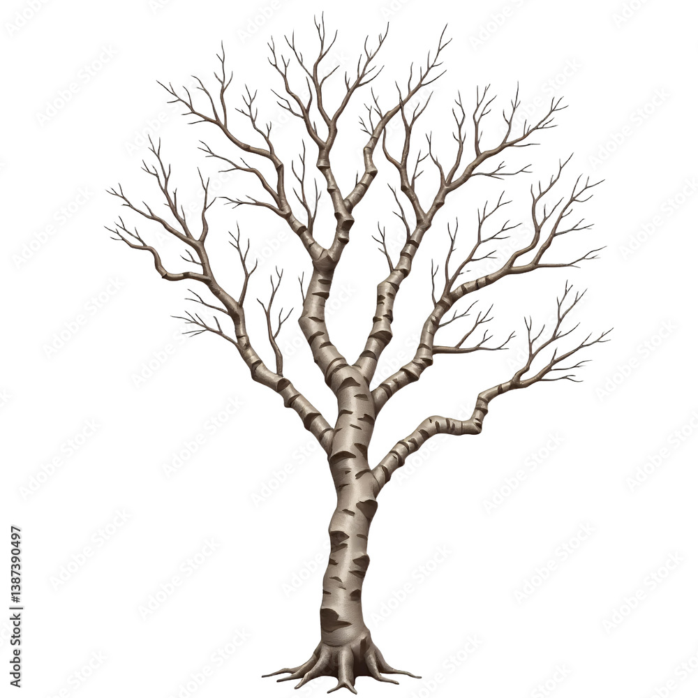 Bare_Tree_Illustration_Winter_Season_Deciduous Bare_Tree_Illustration_Winter_Season_Deciduous