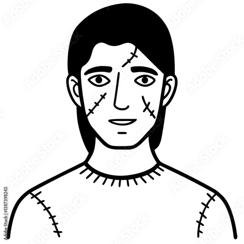 vector illustration of a man