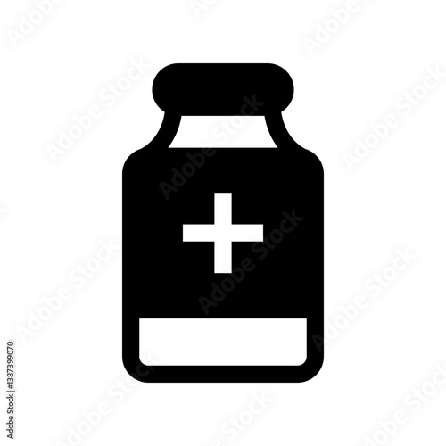 Tableau sur toile Medicine Bottle Icon