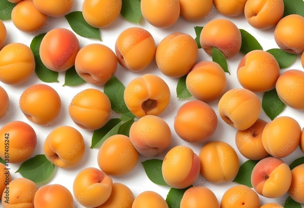 apricots isolated on white background apricots isolated on white background