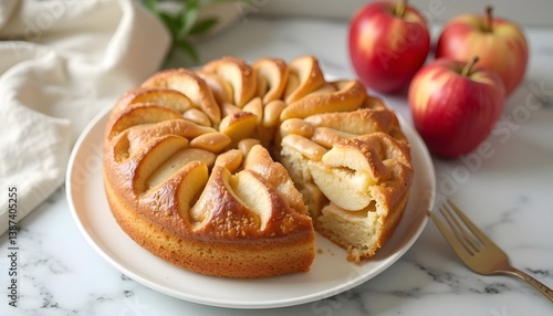 Wallpaper Mural A delicious apple cake, perfect for autumn. Torontodigital.ca