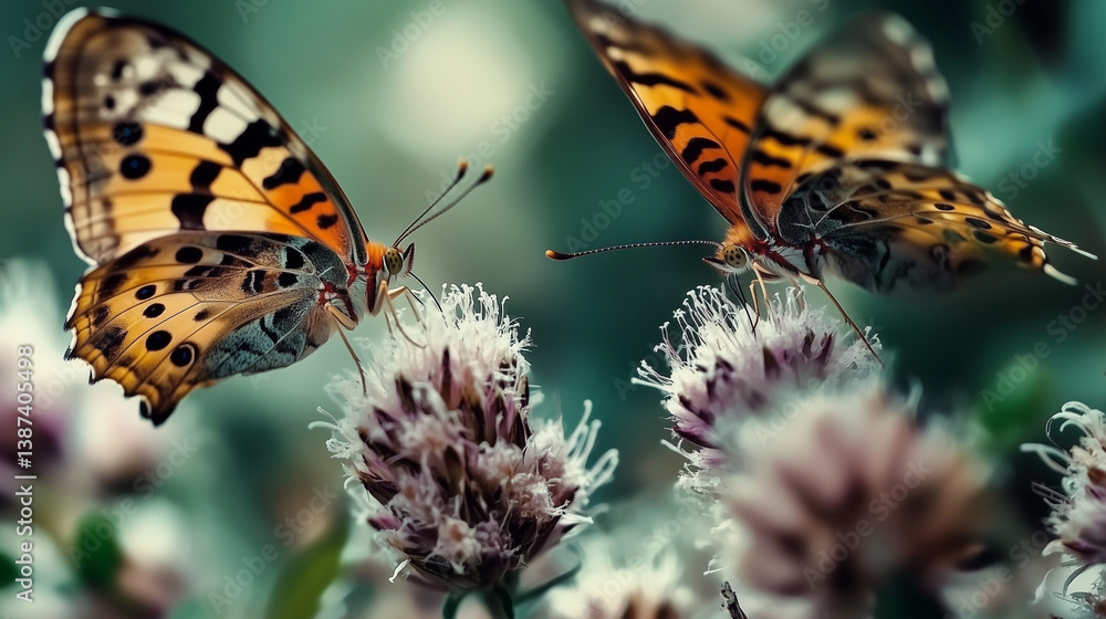 Obraz premium butterfly on a flower