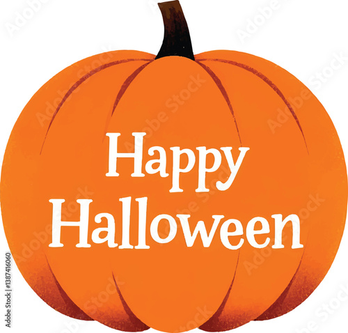 Halloween vector illustration on white background