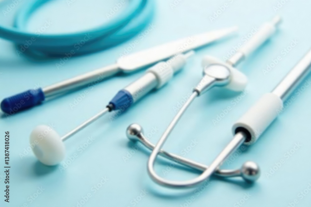 Close-up of veterinary instruments, sterile white backdrop, vet supplies, supplies, vet instruments Close-up of veterinary instruments, sterile white backdrop, vet supplies, supplies, vet instruments