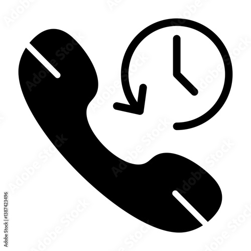 Call History Flat Icon