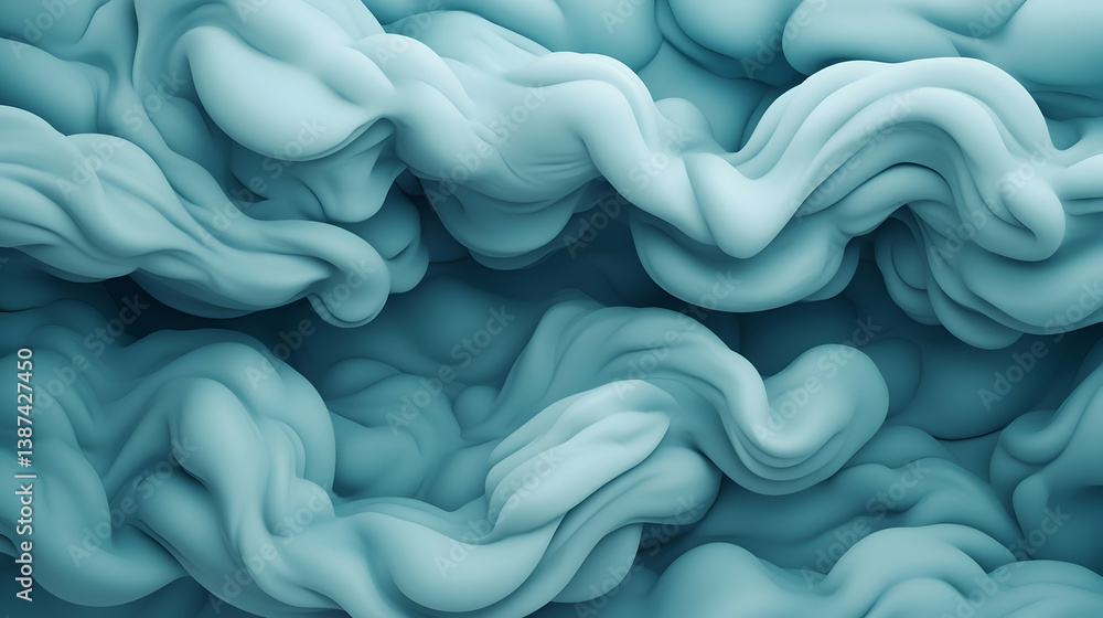 Obraz premium Abstract Blue Fluid Swirl Background Texture