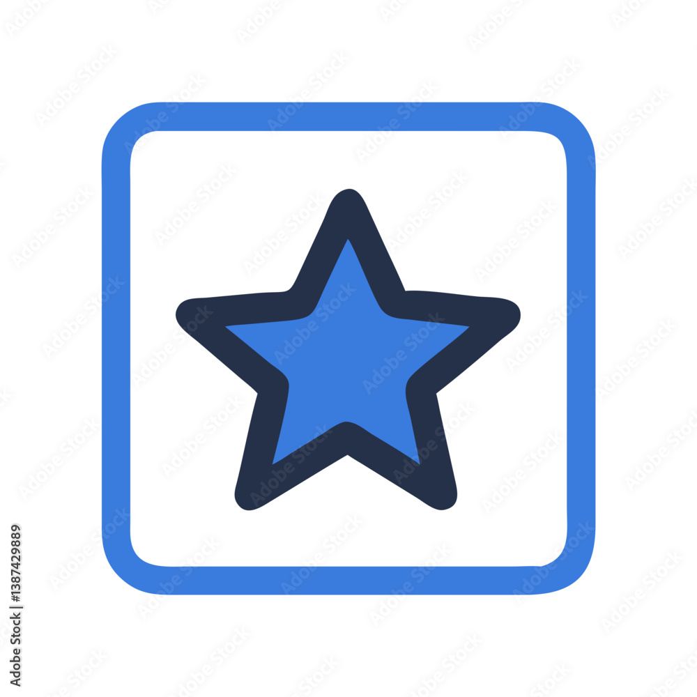Star Icon Representing Favorite or Featured Icon Design Star Icon Representing Favorite or Featured Icon Design