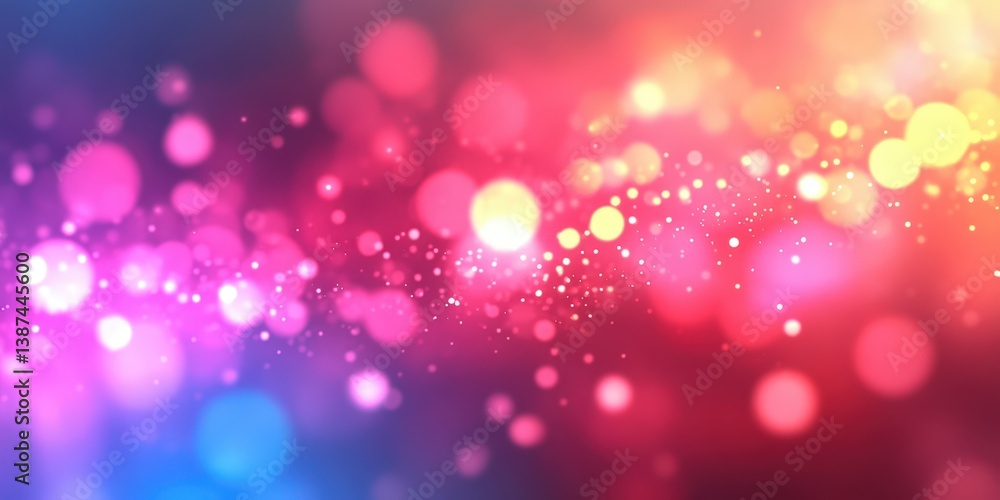 Soft Glowing Bokeh. Elegant Backdrop with Sparkling Light and Dreamy Hues Soft Glowing Bokeh. Elegant Backdrop with Sparkling Light and Dreamy Hues