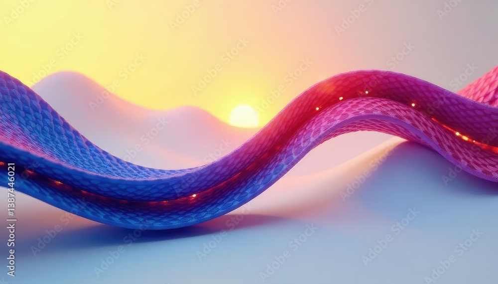 Uninterrupted line, continuous curve forming a loop, vector, unbroken, modern