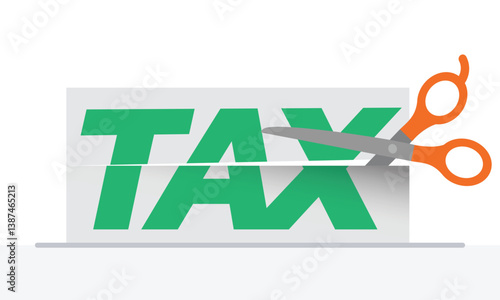 Tax activities and money icon collection with colorful cartoon style including coin, dollar bill and saving. Flat vector illustration.