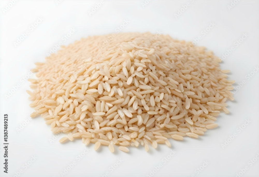 rice cereal isolated on white rice cereal isolated on white