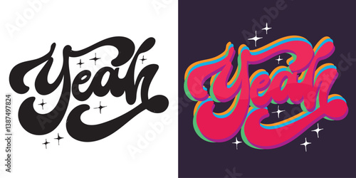 Cute hand drawn doodle lettering quote. Lettering for t-shirt design, mug print, bag print, clothes fashion. 100% hand drawn vector image.