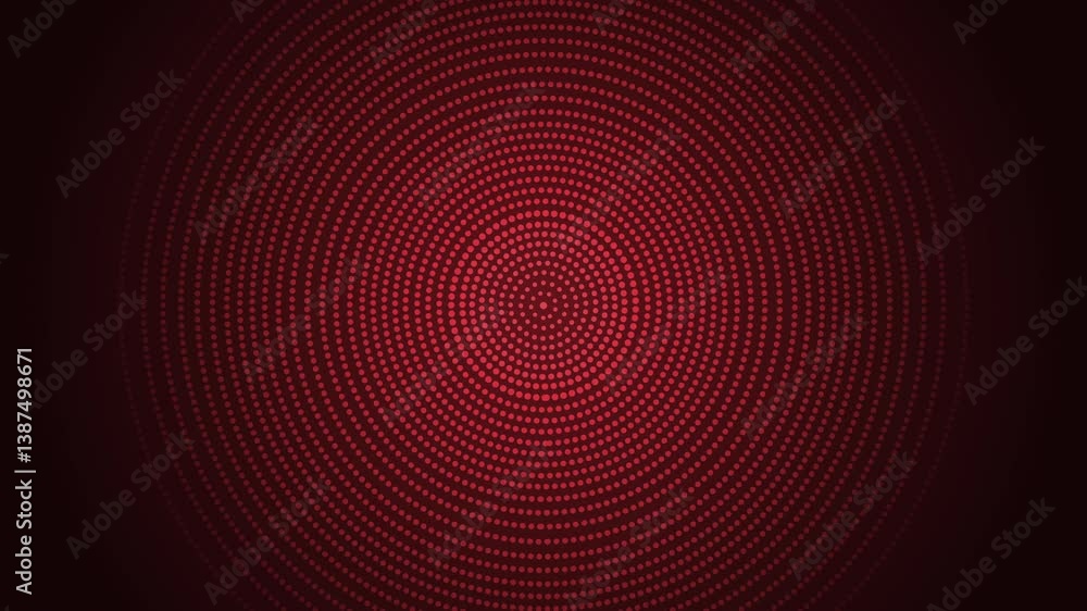 4k of red spinning dots animated background 4k of red spinning dots animated background