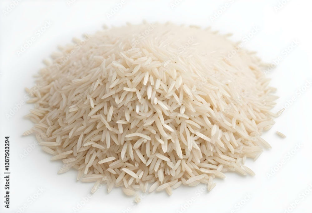 rice isolated on a white background rice isolated on a white background