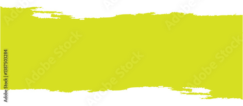 green paint brush splash illustration