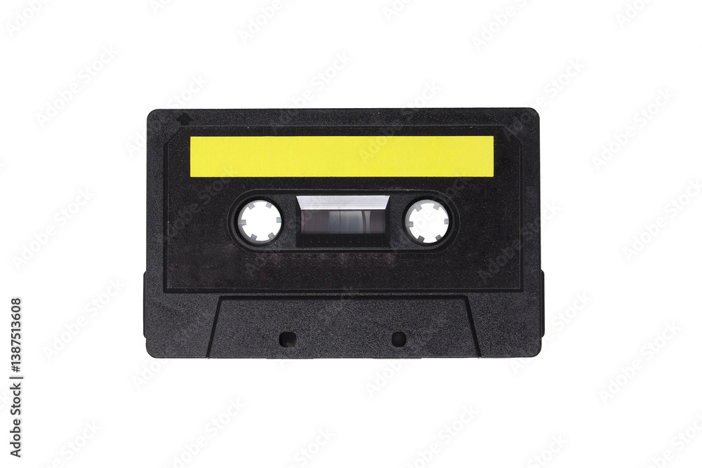 Cassette on a transparent background Cassette on a transparent background